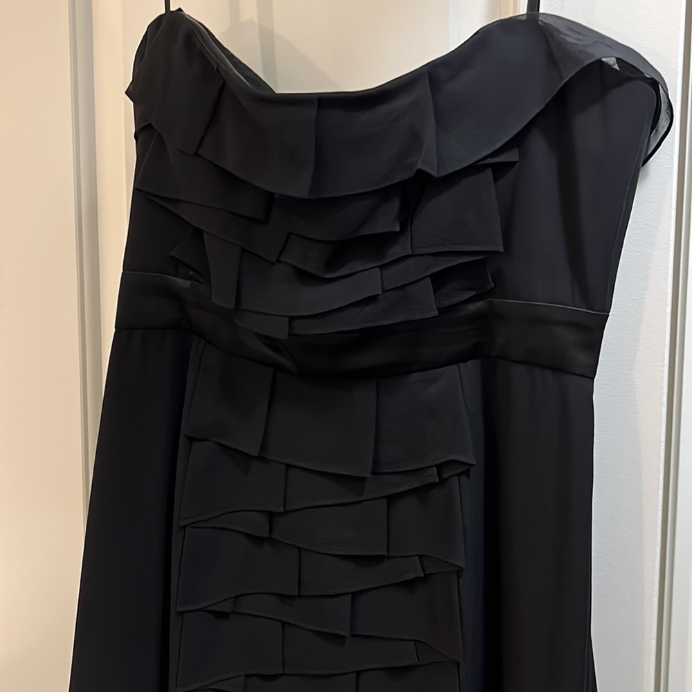 Tiered chiffon BCBG gown